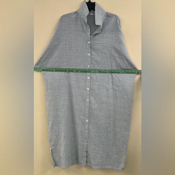 Tango Paradise Oversized Linen Beach Dress - Picture 2 of 7